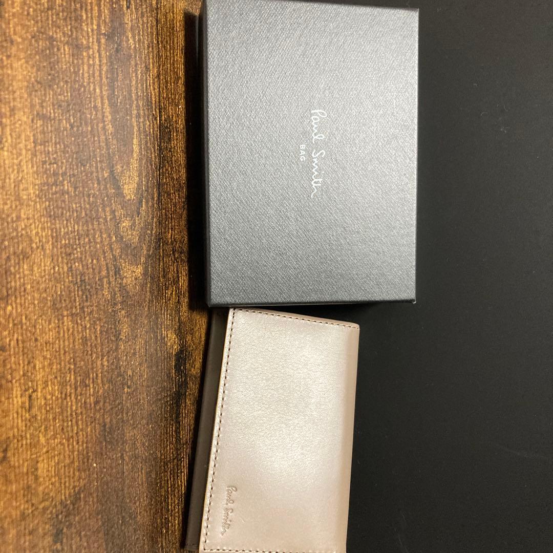 chantilly123 新品未使用Paul Smith ベージュ名刺入れ