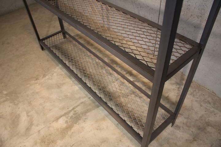 シンプルなアイアンラック リビング相性バッチリ 植物棚や飾り棚.オーダサイズ◎