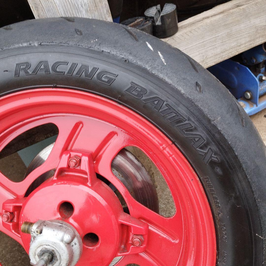 今日だけ　美品ＹＳＲ５０ ＹＳＲ８０ 前後ホイールタイヤ付き