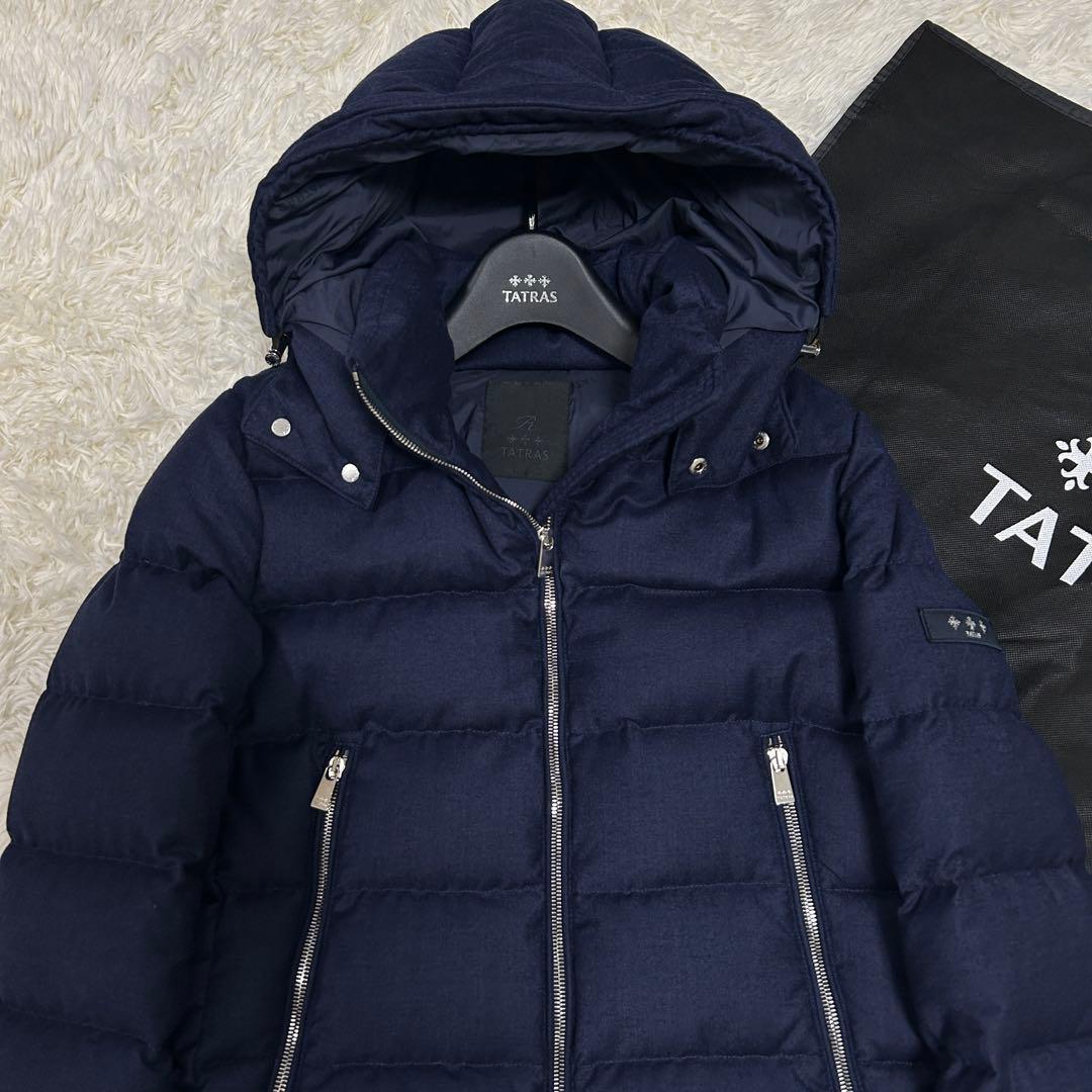 【極美品】タトラス ドミツィアーノ ダウンジャケット 濃紺 ネイビー 02 M