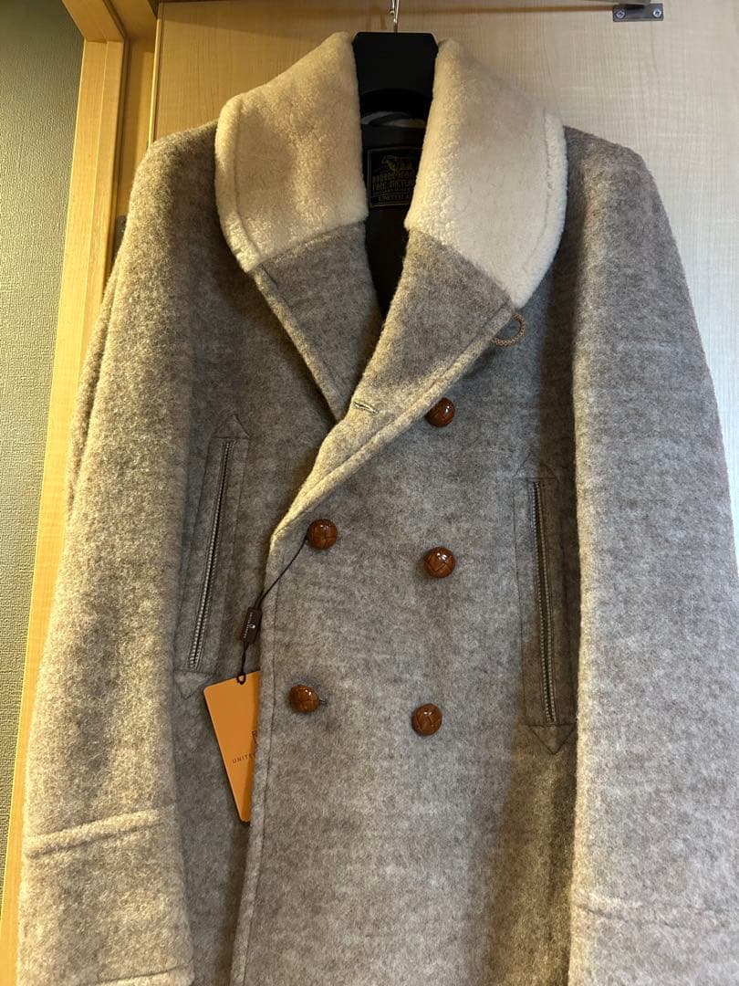 超特価 4.4万円 UNITED ARROWS ウール ムートンコート