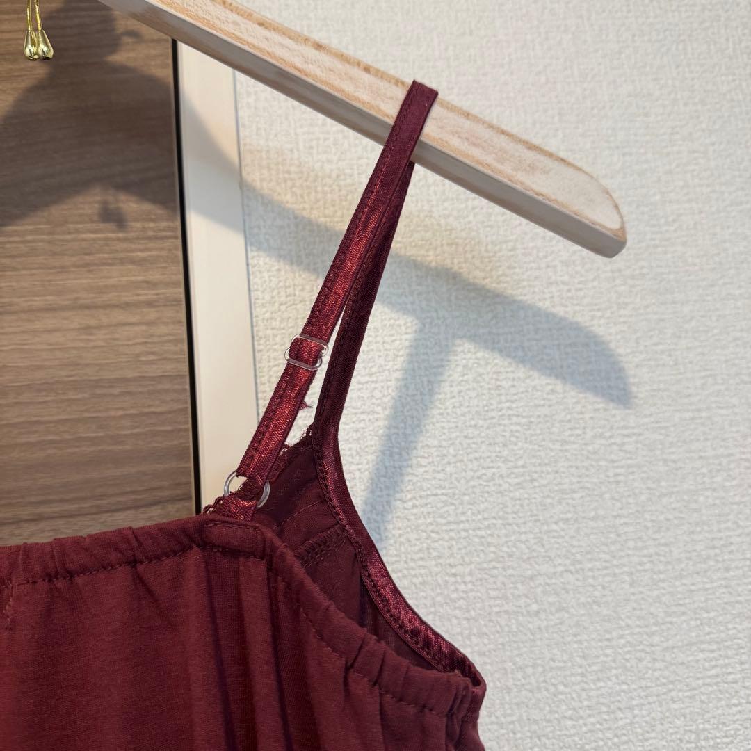 【希少】00s 美品 axes femme ビッグ リボン キャミソール 赤 M