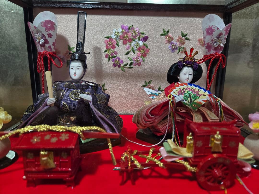 【一点限り】雛人形 ケース飾り　K41