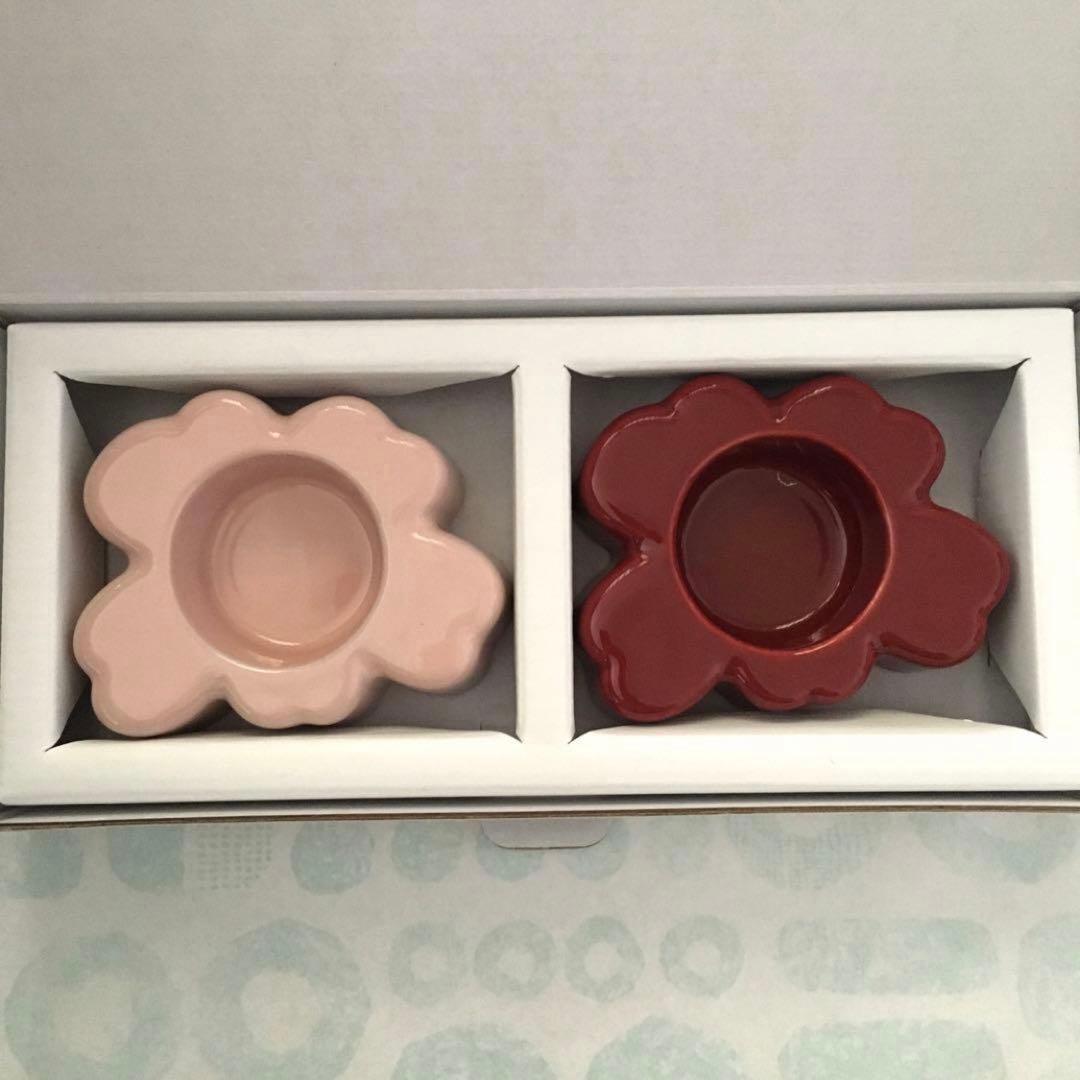 新品未使用　マリメッコ ウニッコ　ティーライトホルダー　60th セット