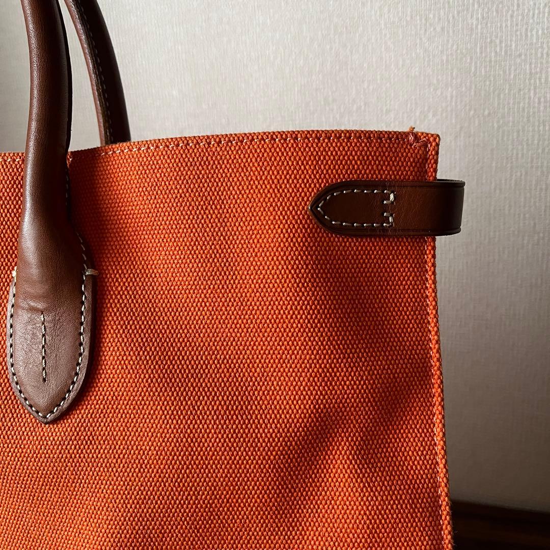 【未使用級！】RALPH LAUREN ラルフローレン キャンバス ハンドバッグ