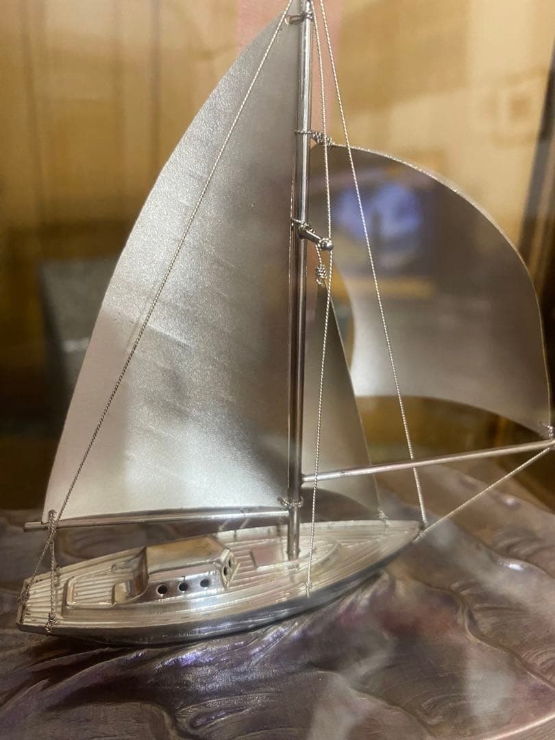 純銀製　TAKEHIKO ヨット　関武比古作
