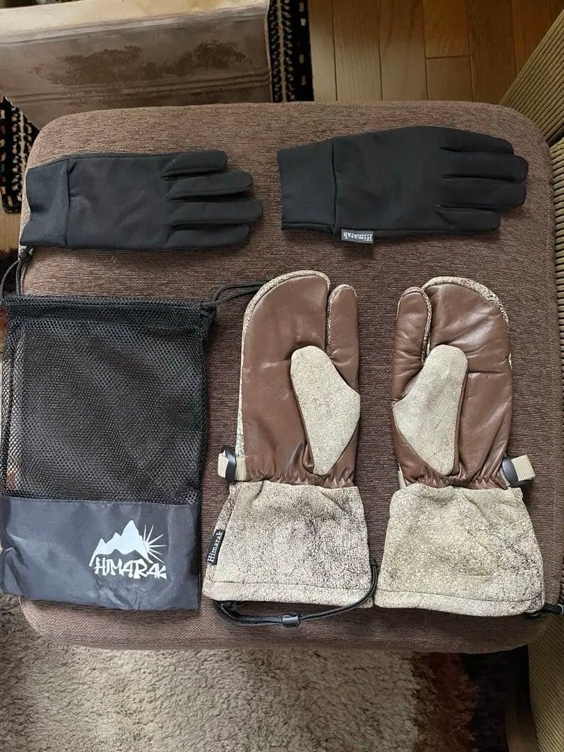 HIMARAK ✖️ LADE ミトン グローブ 刺繍　３フィンガー　少数限定品