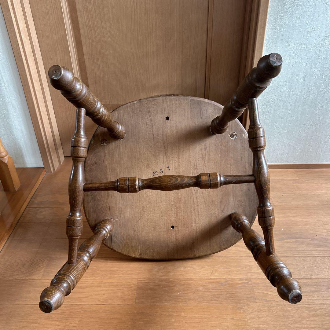 希少 柏木工 ビンテージ チェア 昭和 レトロ 椅子 アンティーク ブラウン
