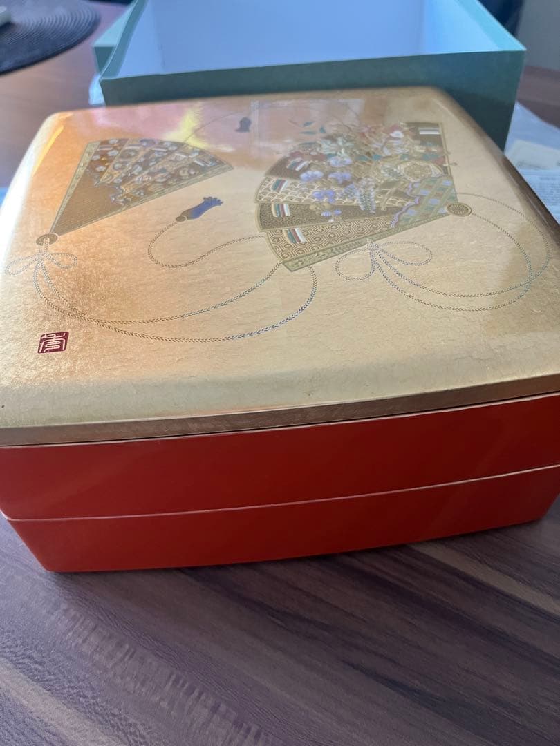 お正月　重箱　加賀金箔工芸品　高級お重