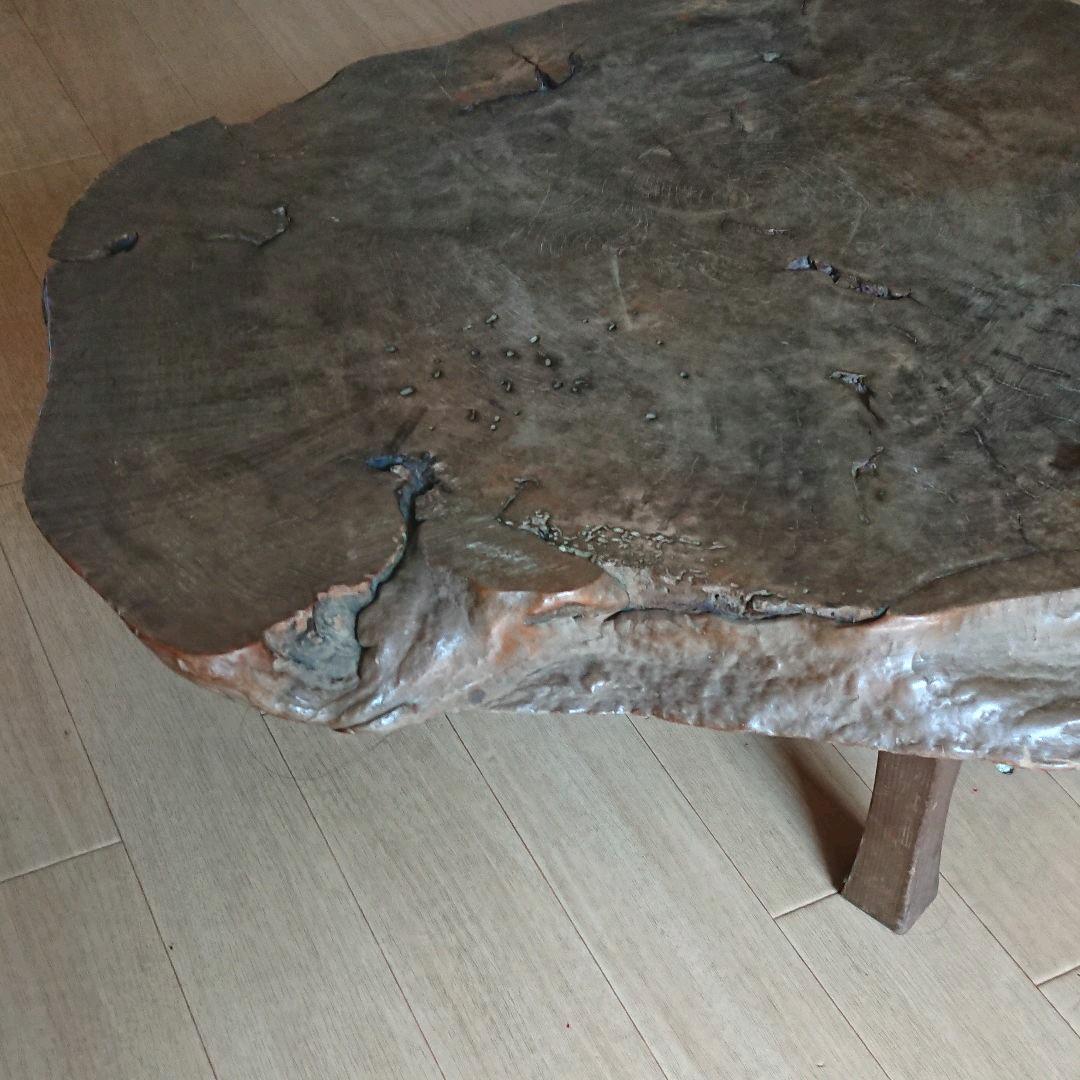 銘木（無垢） 花台 ローテーブル