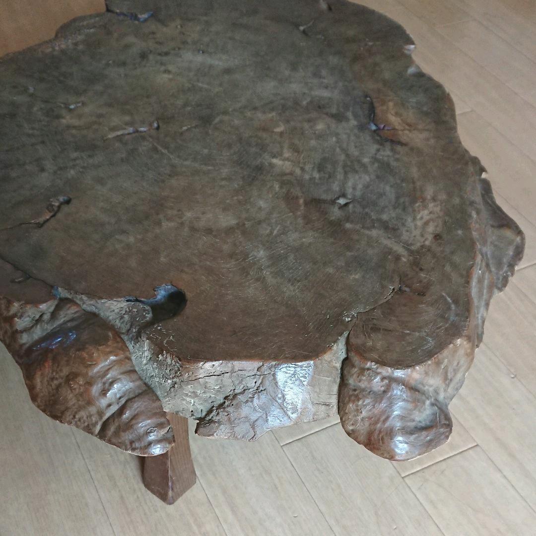 銘木（無垢） 花台 ローテーブル