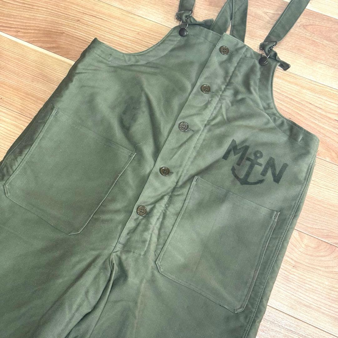 50's フランス軍 デッキパンツ デッドストック ステンシル