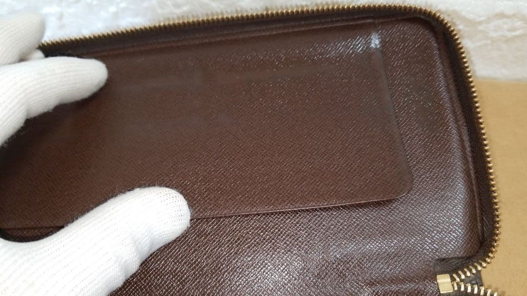 Louis Vuitton ダミエ ジッピーオーガナイザー 長財布 箱保存袋付き