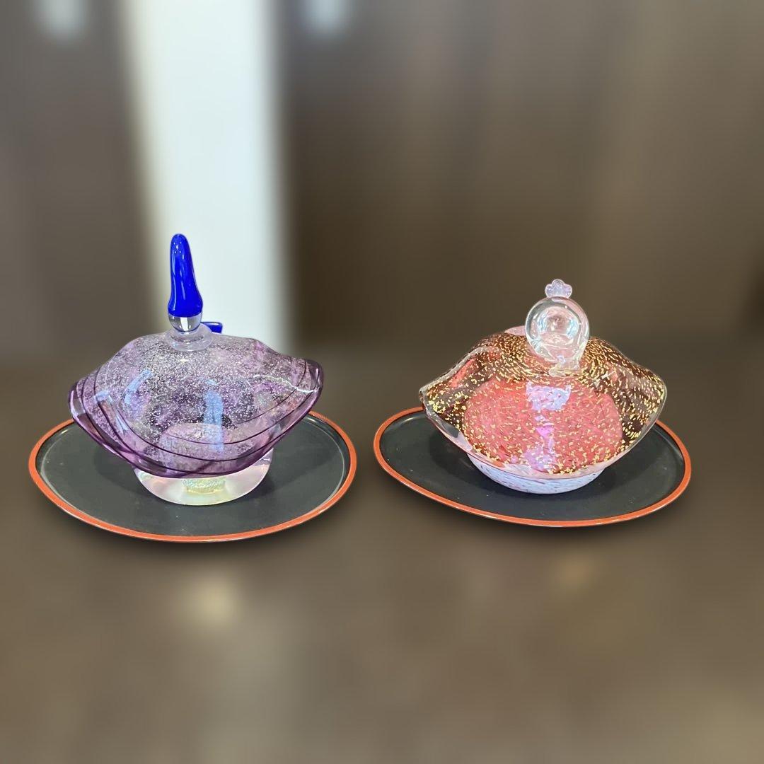 硝子細工雛人形