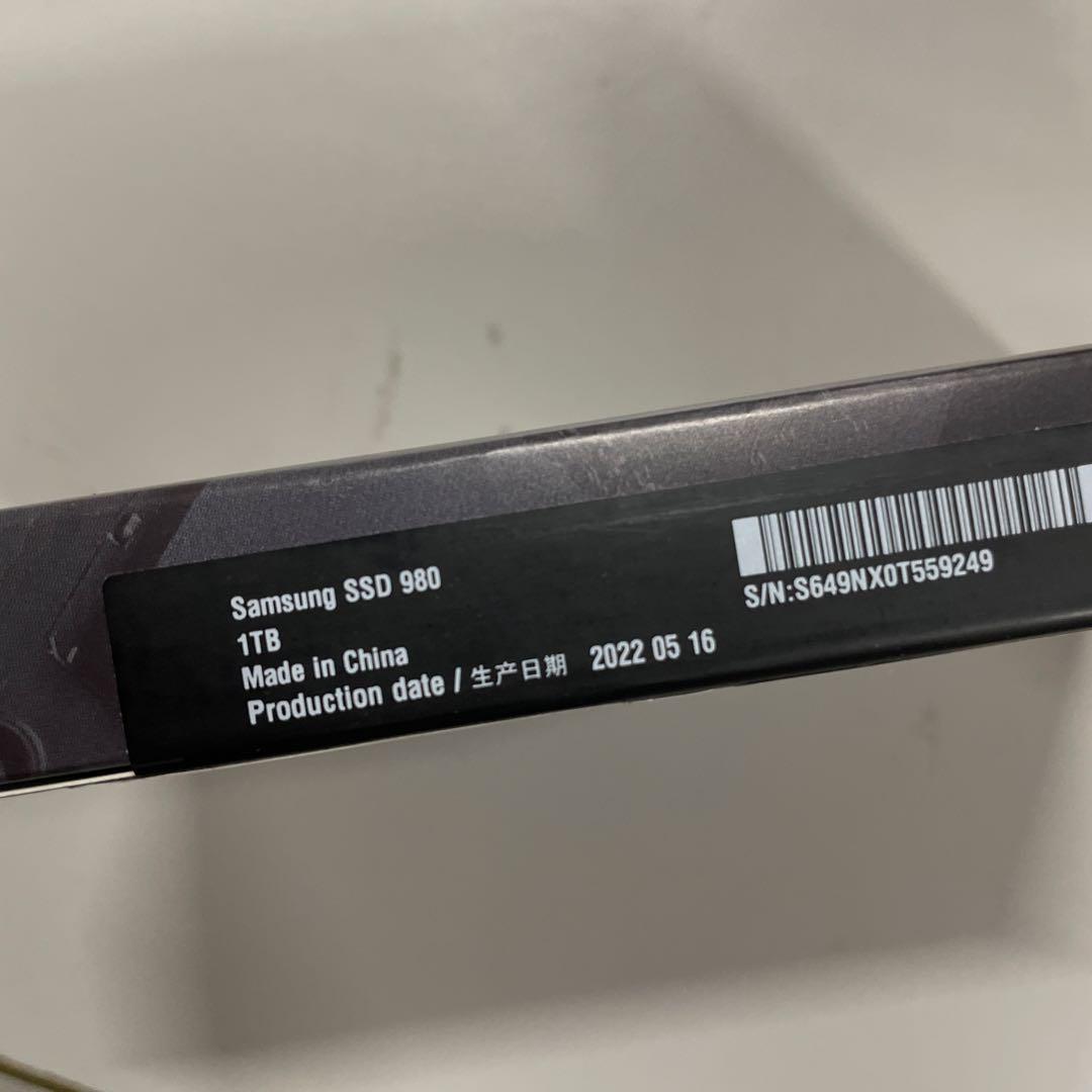 内蔵型SSD Samsung 980 1 TB PCIe 3.0