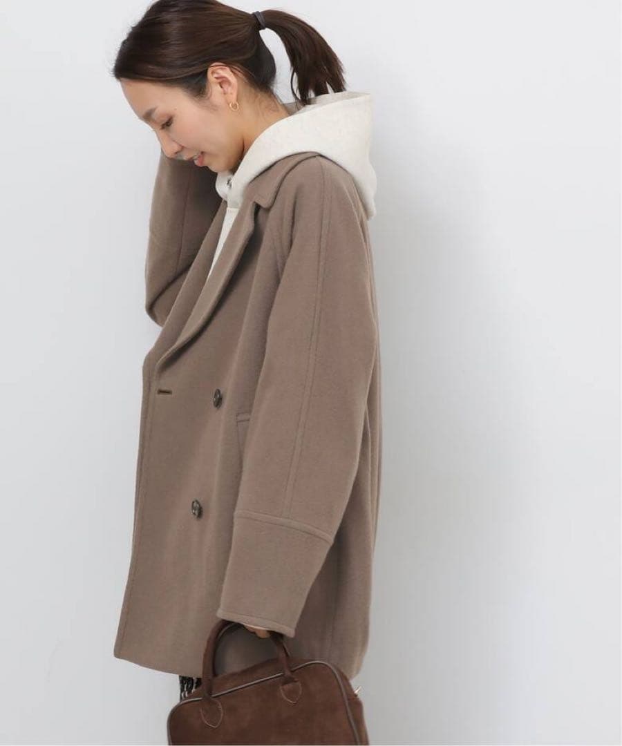 ジャーナルスタンダードレリューム 尾州ウールスーパー100モッサPコート　38