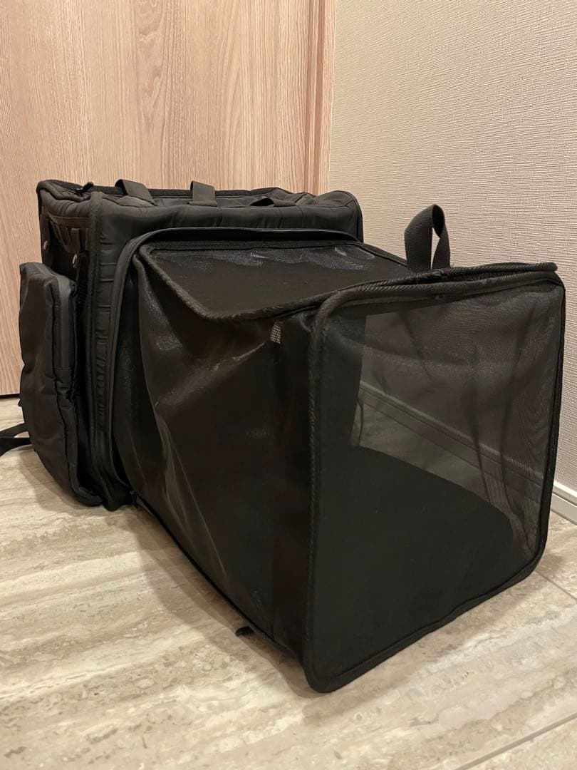 【未使用】マンダリンブラザーズ ペットキャリーバッグ リュック 伸縮タイプ