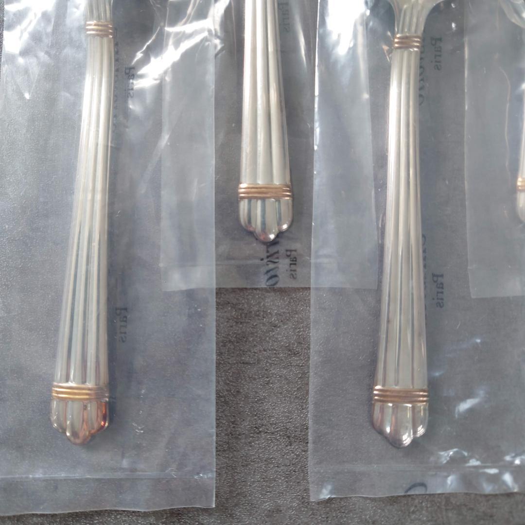 極希少 クリストフル アリアゴールドリング コンソメスプーン 未開封 6点