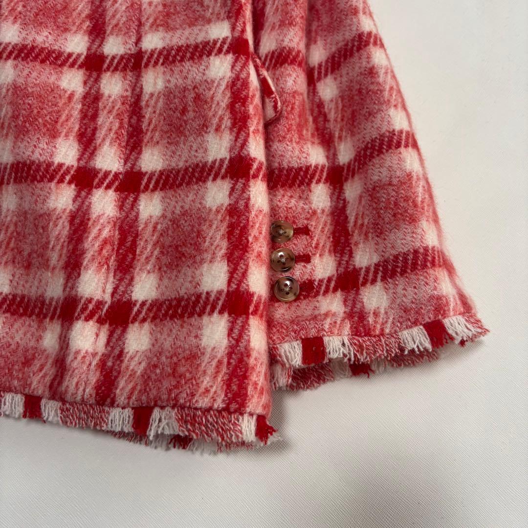 ツルバイマリコオイカワ　ツイードジャケット　チェック