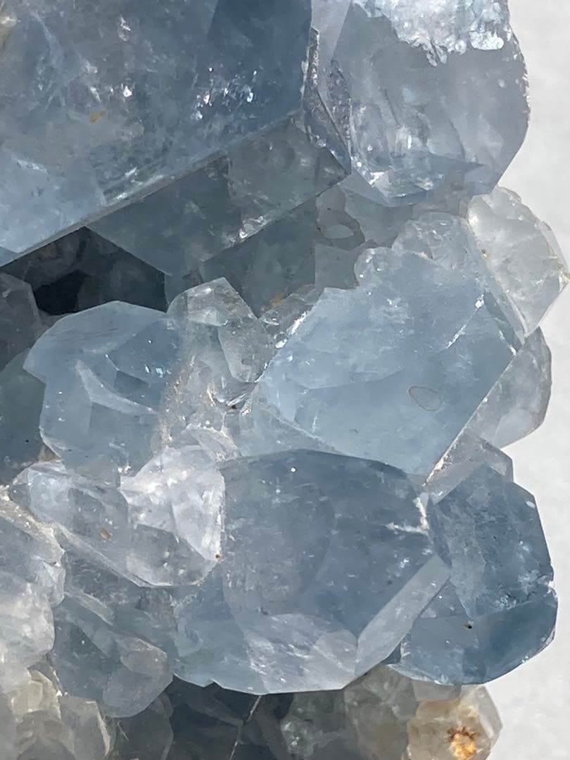 セレスタイト　原石　虹入　天然石　特大♡ キラキラつやつや