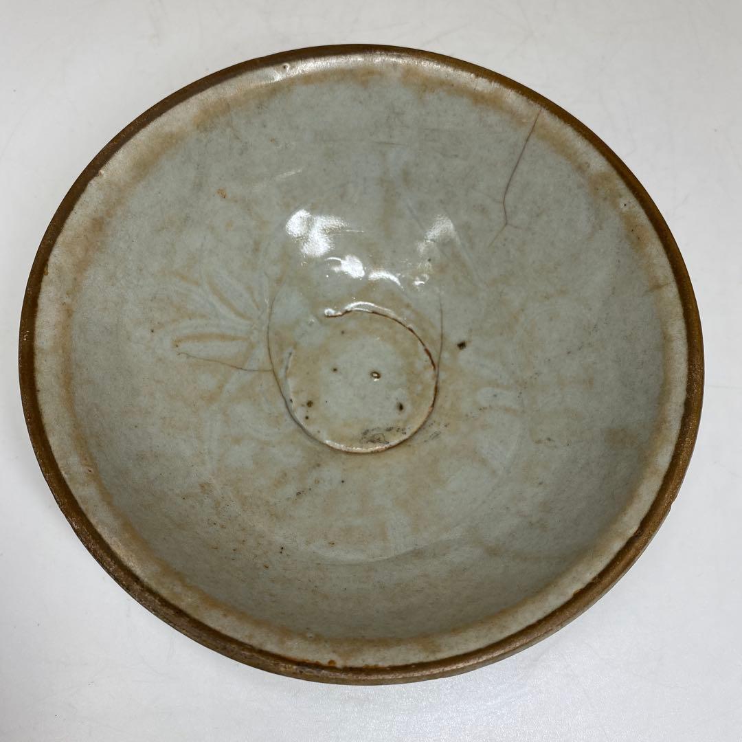 中国宋時代　青白磁鉢　幅約17.3㎝　東さ7-0616②