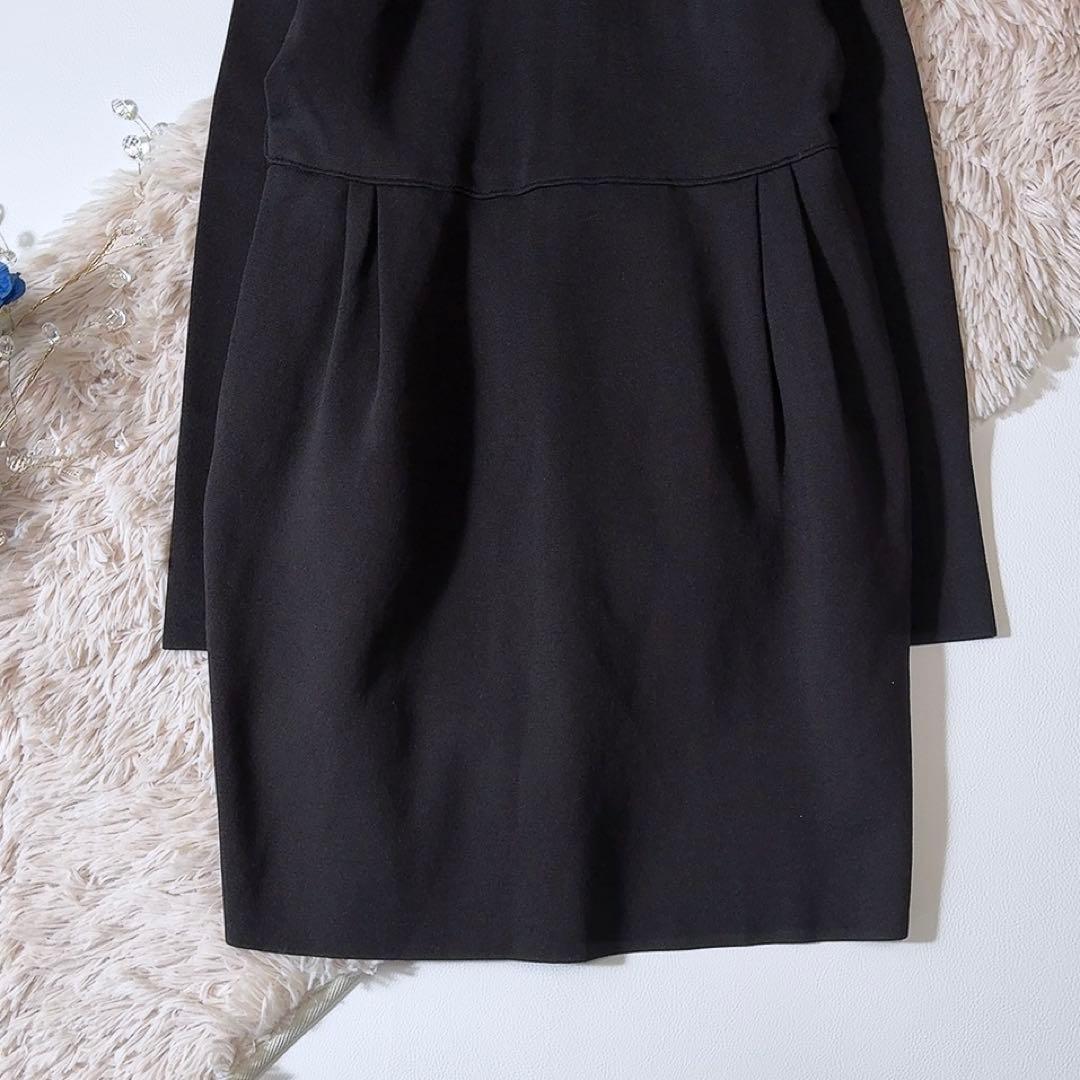 ハ*ー様 極美品ꕥフォクシーブティック グラシュー 白襟ワンピース 2WAY 3