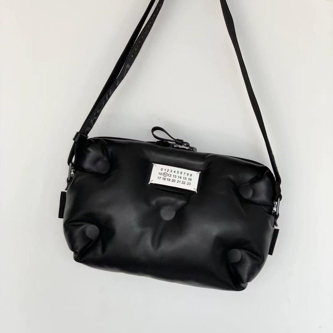 マルジェラ グラムスラム 2way ショルダーバッグ レザー ブラック