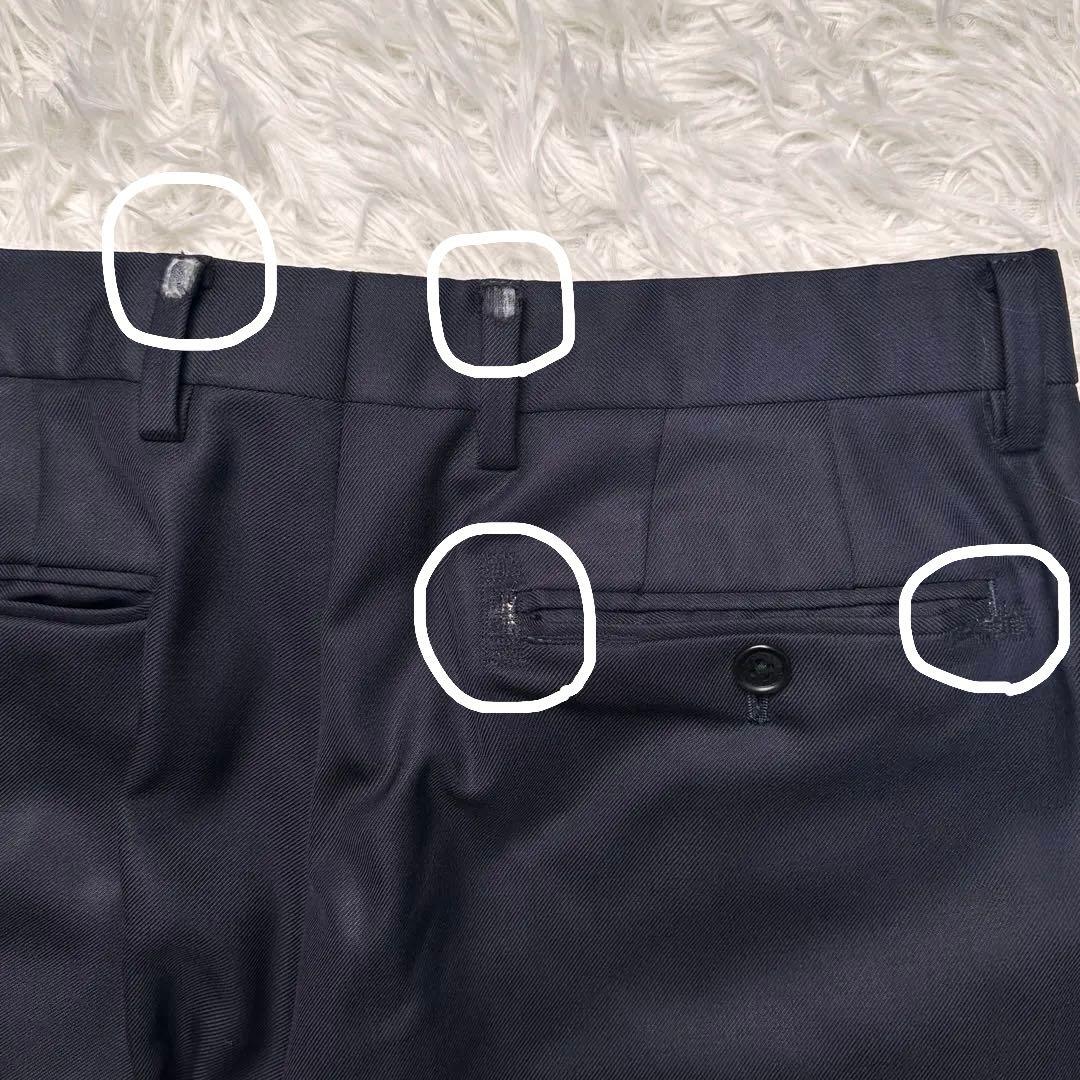 現行 良品 ポールスミス 水玉裏地 セットアップ ネイビー M