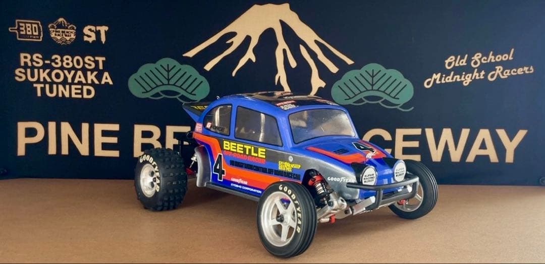 【京商】BEETLE 2014（復刻版）ESC、サーボ、モーターファン　メカ付き