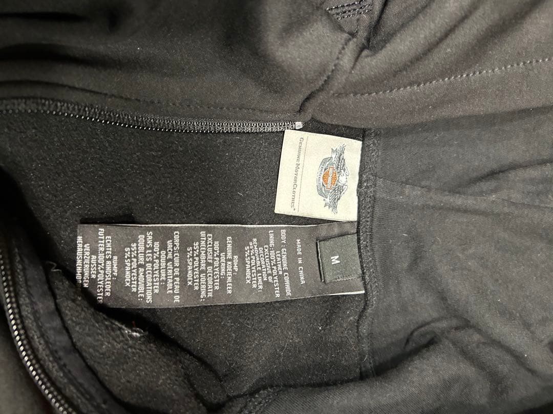 Harley Davidson レザージャケット　防寒インナー付きレディースM