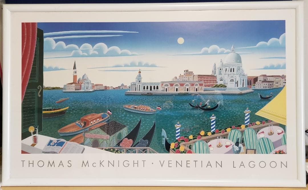 ★最終販売価格★トーマスマックナイト★ヴェネチアンラグーン額寸横約104縦約64
