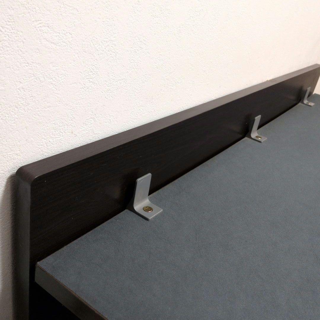 【送料込み】ニトリ跳ね上げ収納付きダブルベッド（フレームのみ） ダークブラウン