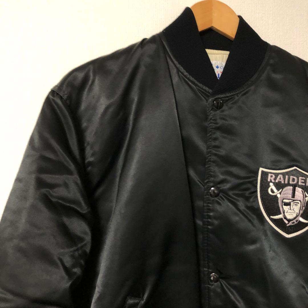 80s STARTER製 NFL RAIDERS stadium jacket