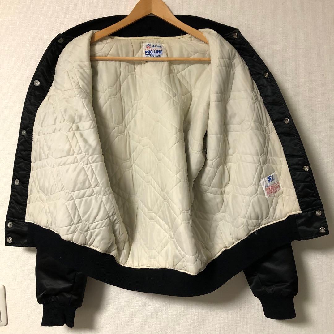 80s STARTER製 NFL RAIDERS stadium jacket