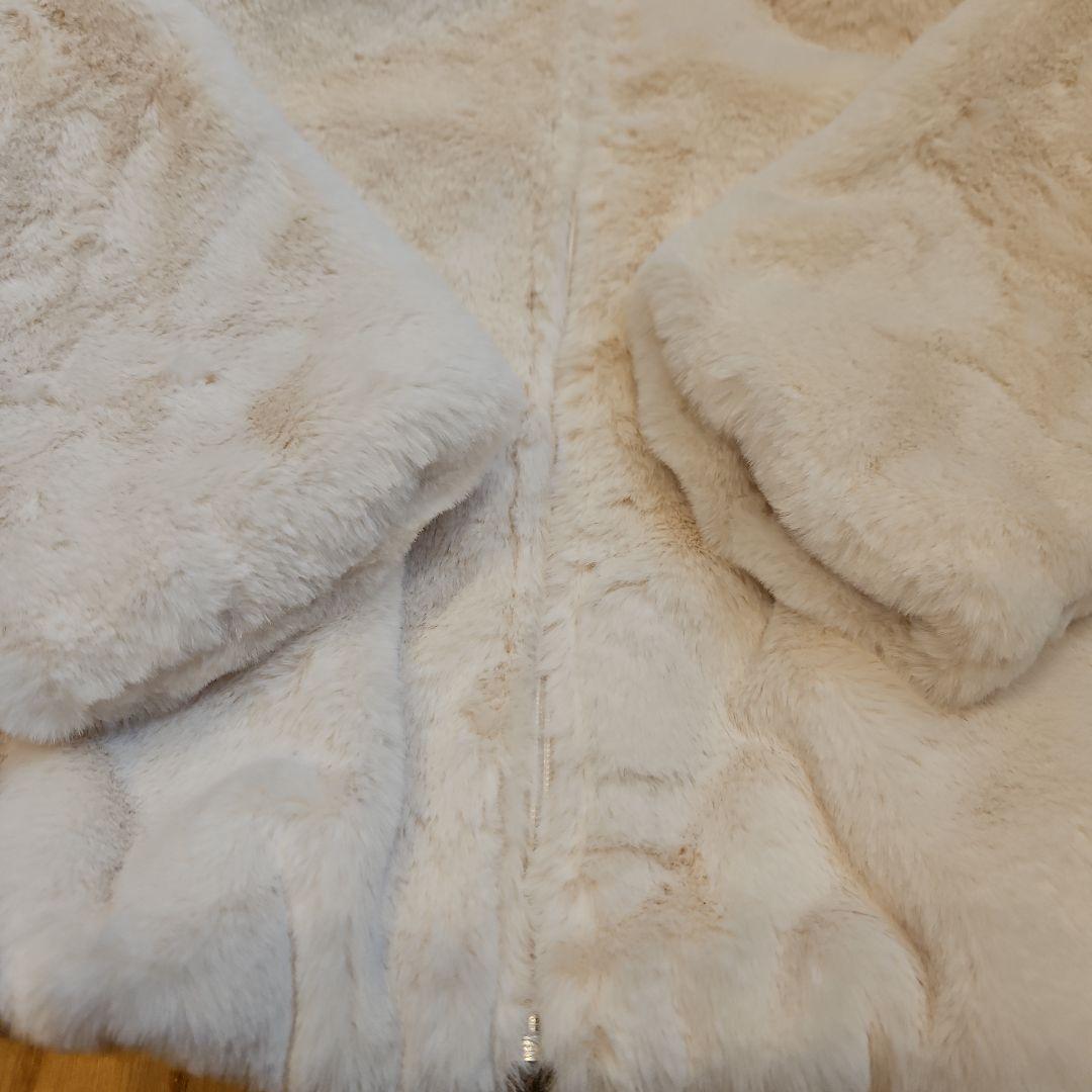 mezzo piano クマ耳付き　フェイクファー　ジャケット 120cm　新品